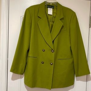 Vintage Harve Bernard by Bernard Holtzman, 100 Percent Wool Blazer